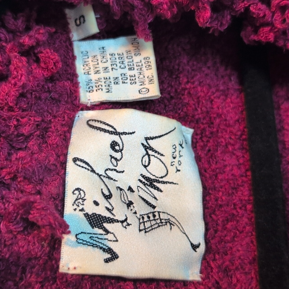 Michael Simon Vintage 1998 Button Up Sweater Size… - image 5